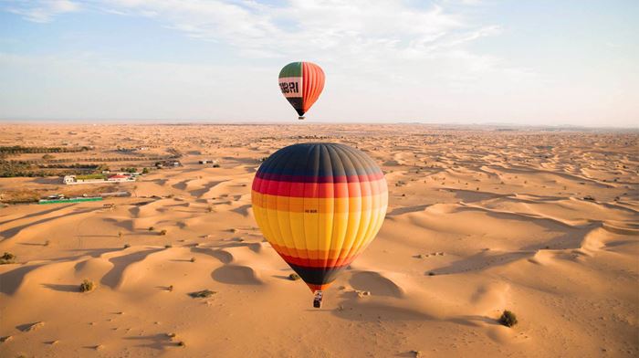 Dubai Ballon Safari, Ørken, Sand, Udflugt