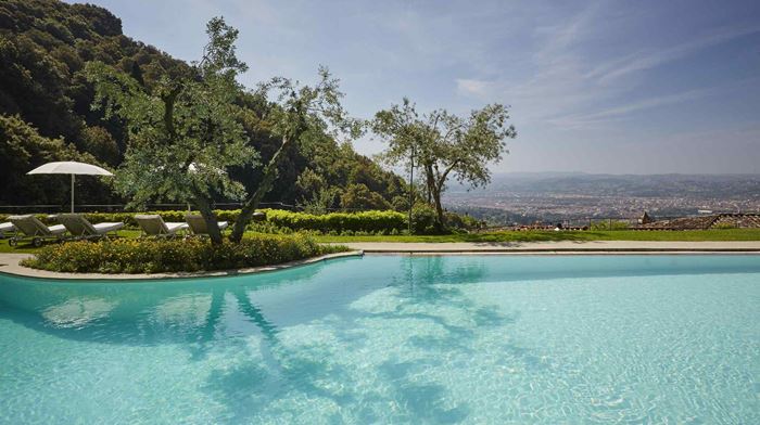 Italien Toscana Belmond Villa San Michele Pool