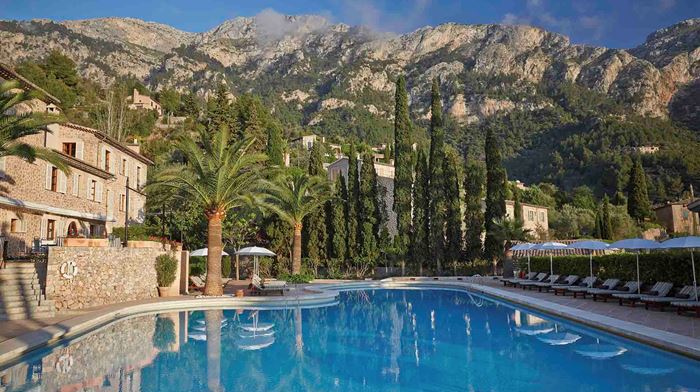 Mallorca Belmond Residencia Pool Bjergudsigt