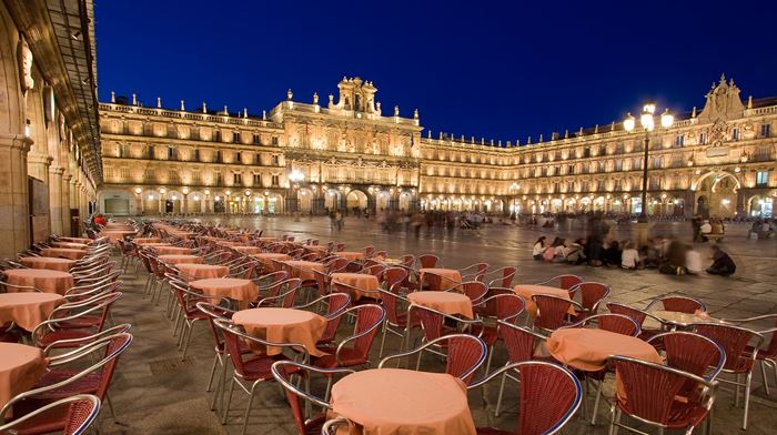 Salamanca i Spanien