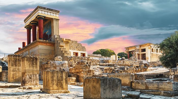 Grækenland Kreta Temple Fra Det Minioske Kongedømme