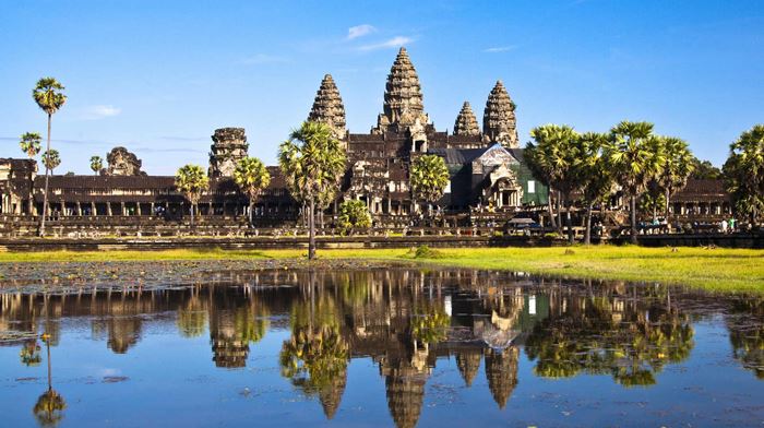 Cambodia, Siam Reap, Heldagstur, Tempelbyen Angkor Wat