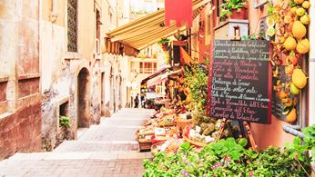 Italien Sicilien Hyggelig Gade 