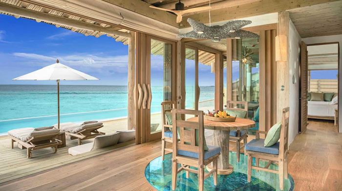Maldiverne Soneva Fushi 1 Bedroom Water Retreat Living Room