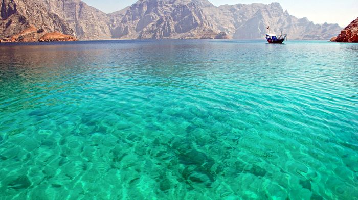 Oman Musamdam Krystalklart Vand