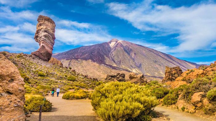 Spanien Tenerife Teide Unik Klippeformation