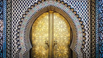 Afrika Marokko Fez Arkitektur Royalpalace