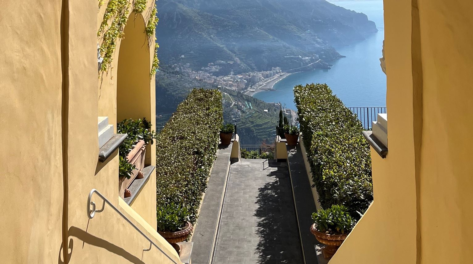 Italien, Amalfi, Ravello, Caruso ,A Belmond Hotel, Udsigt Fra Hotellet