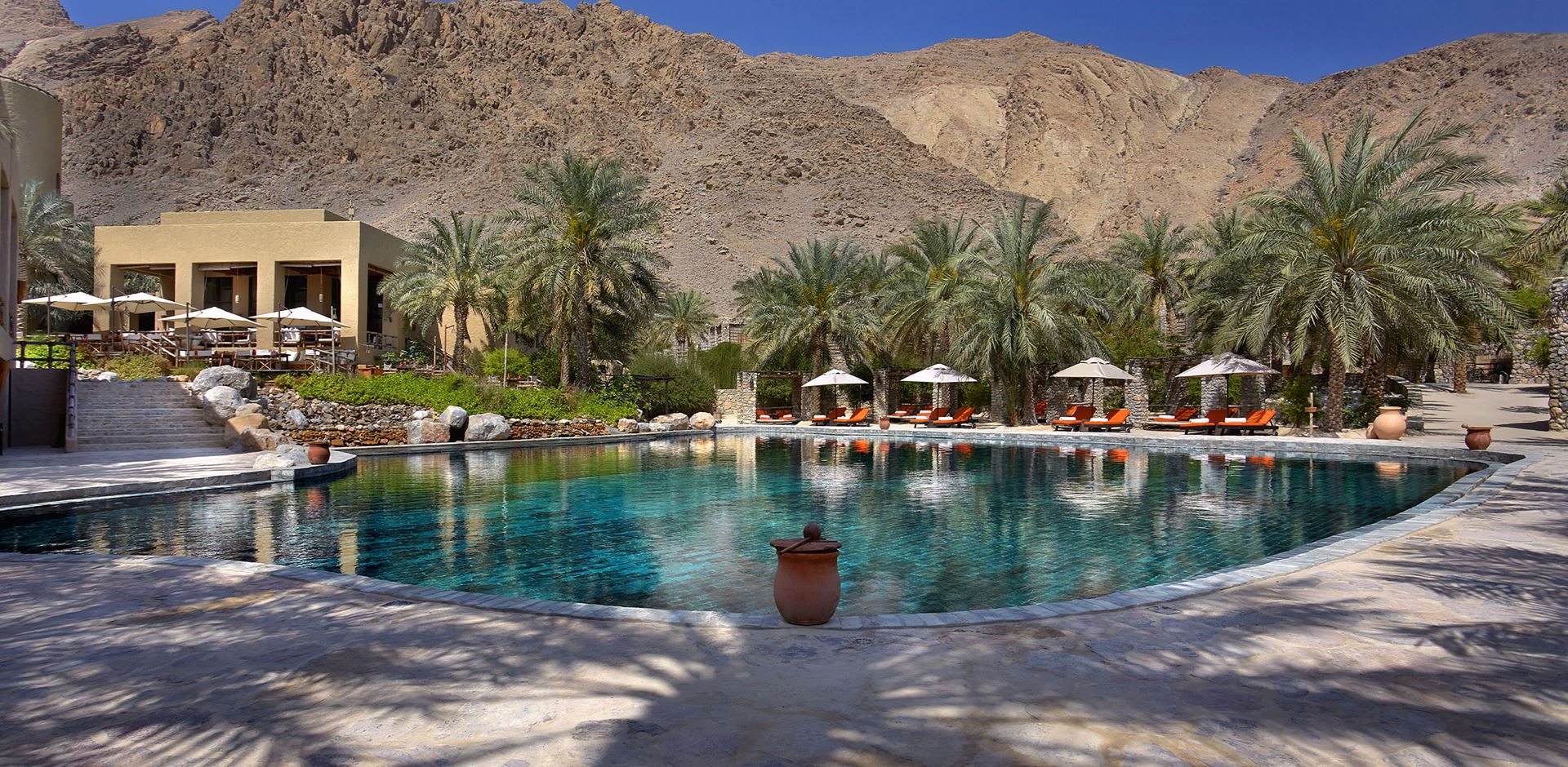 Oman Musandam Six Senses Zighy Bay Swimmingpool