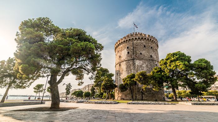 Grækenland Halkidiki Thessaloniki Det Hvide Tårn Sck