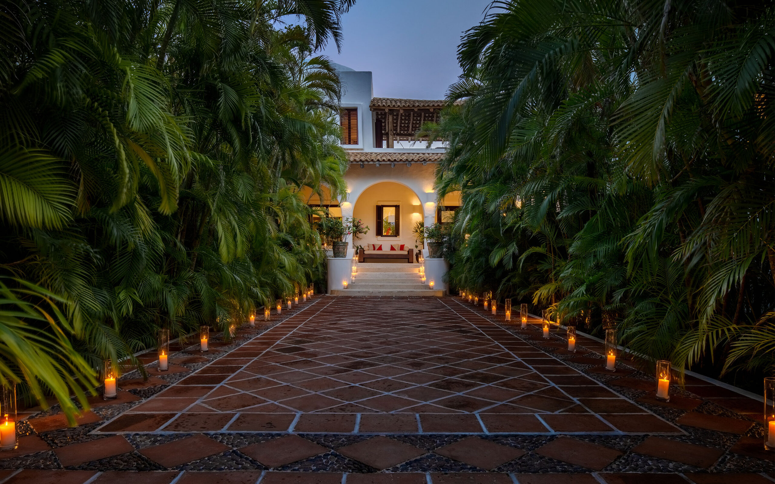 Mexico Tulum Hotel Esencia Evening