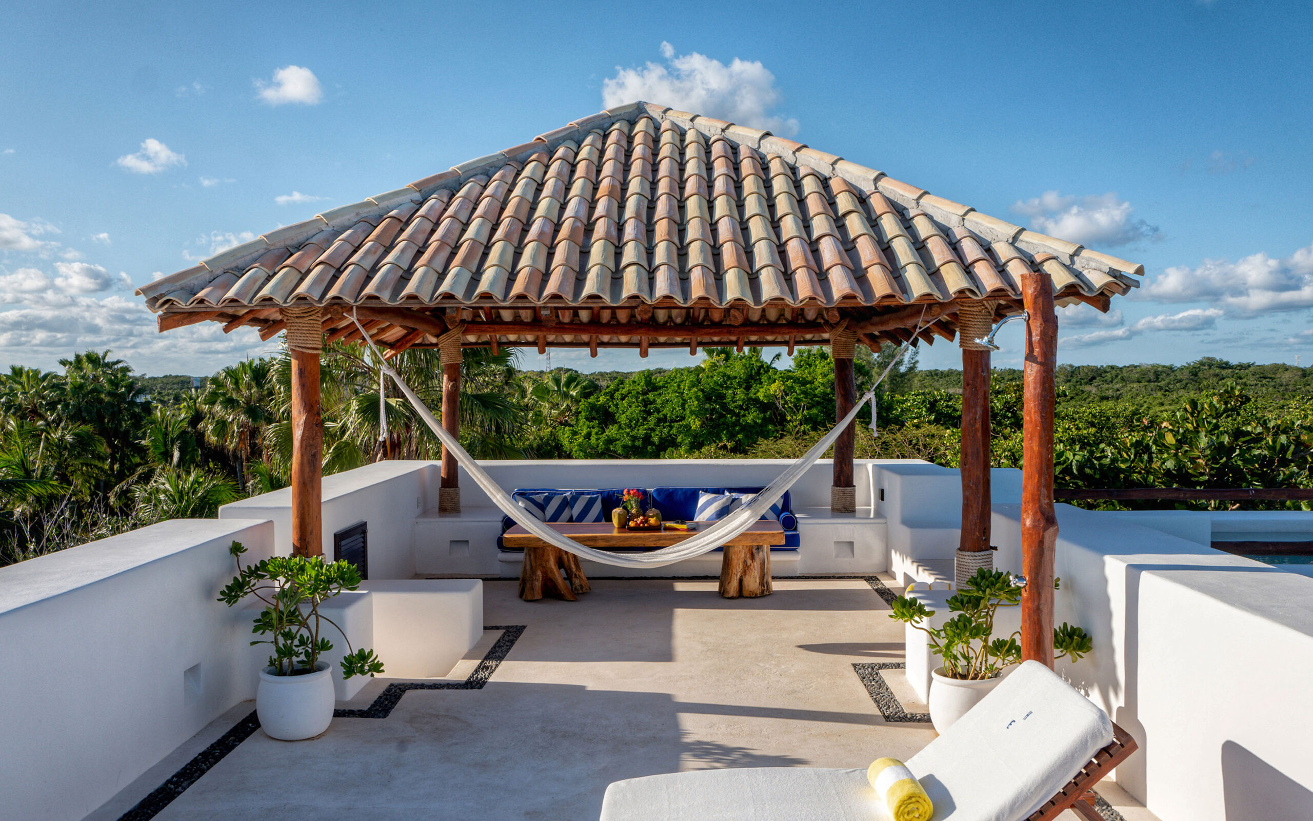 Mexico Tulum Hotel Esencia Suite Balcony