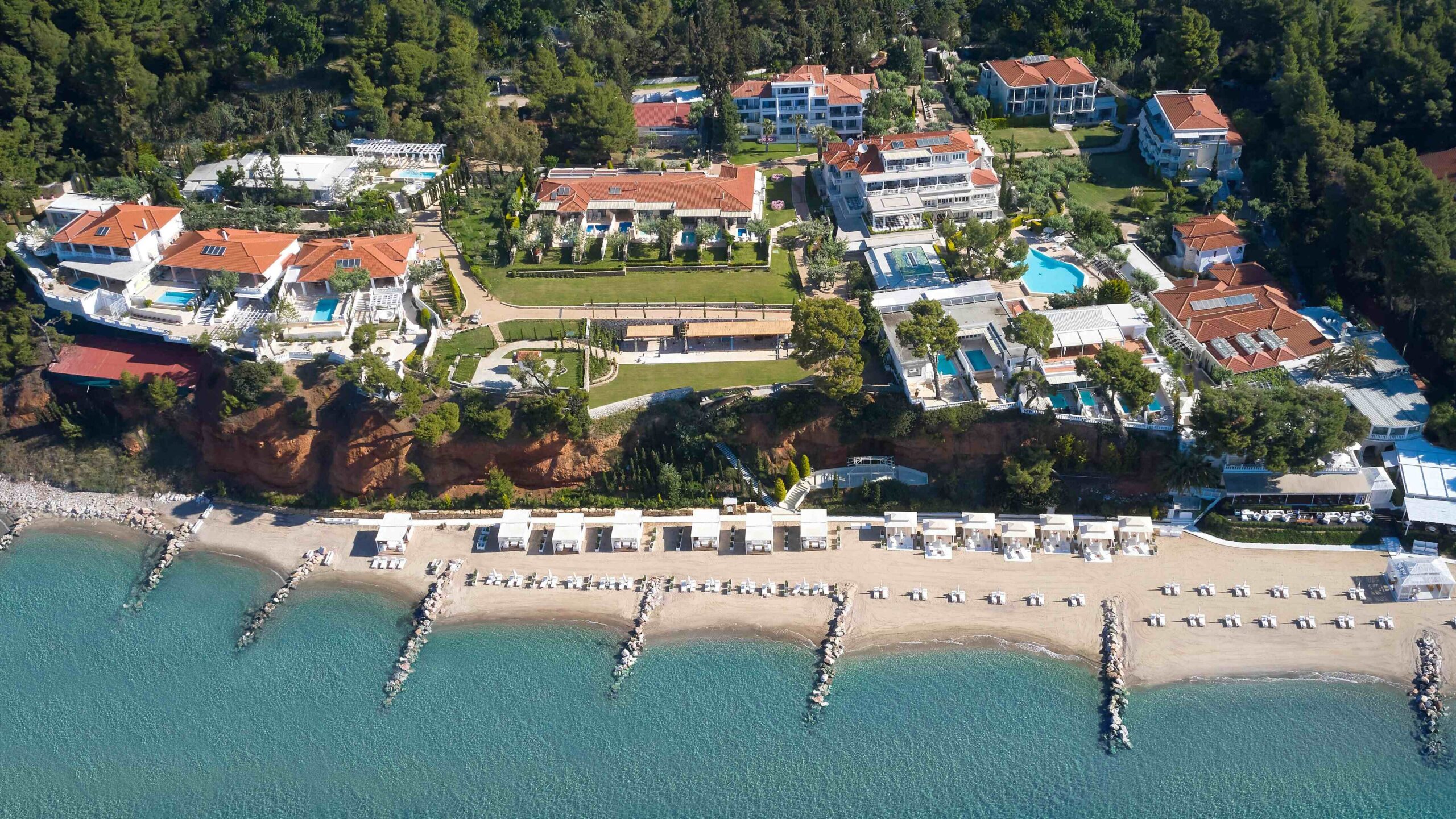 Grækenland Halkidiki The Danai Aerial