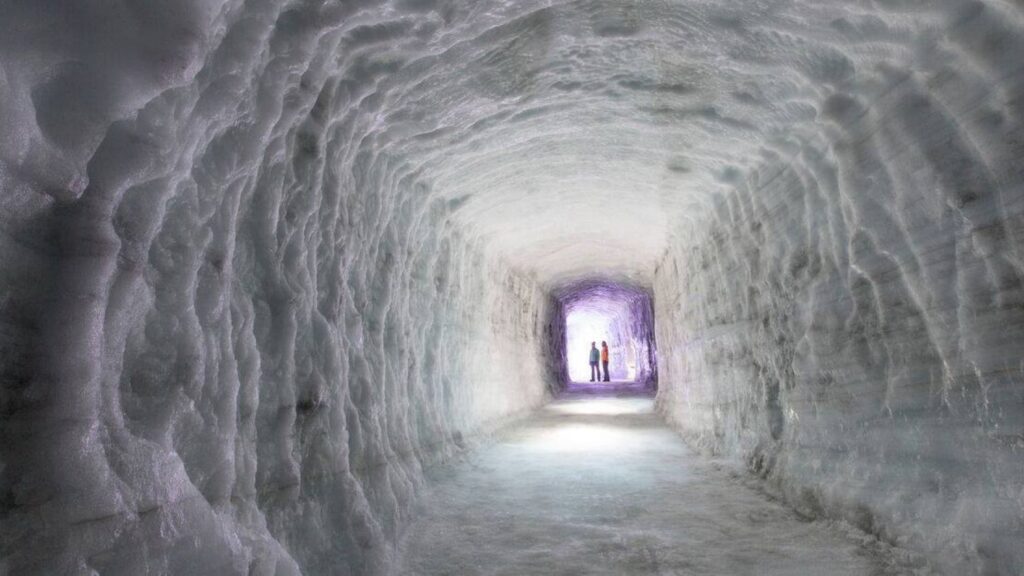 Island Vestisland Reykjavik Udflugt Istunnel På Langjokull