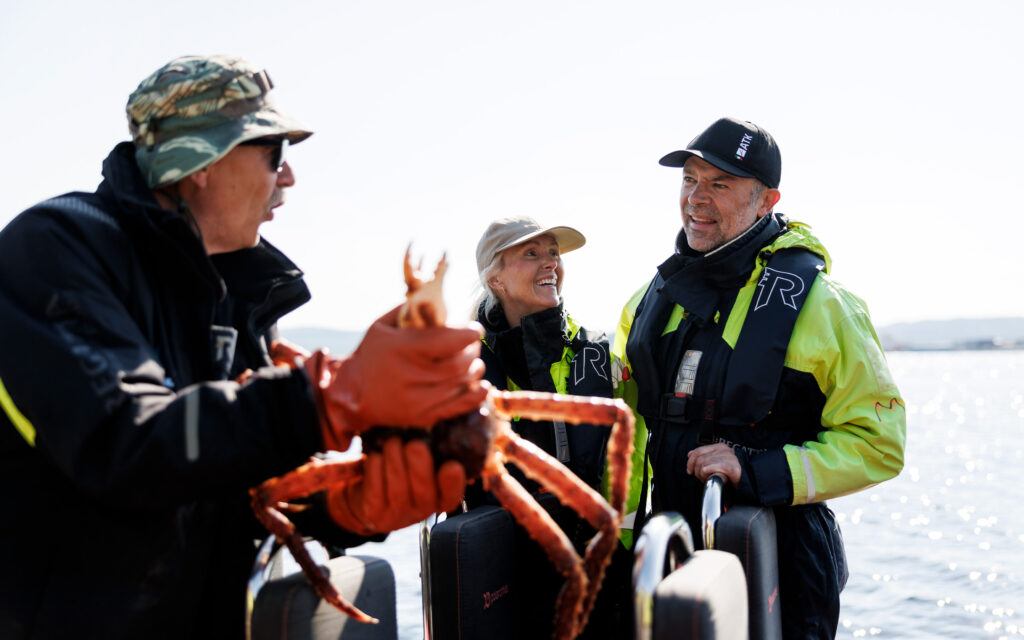 Norge Havila Kystruten Kirkenes Excursion King Crab Fishing In Rib