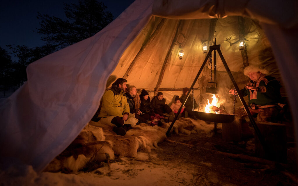Norge Malangen Resort Sami Storytelling