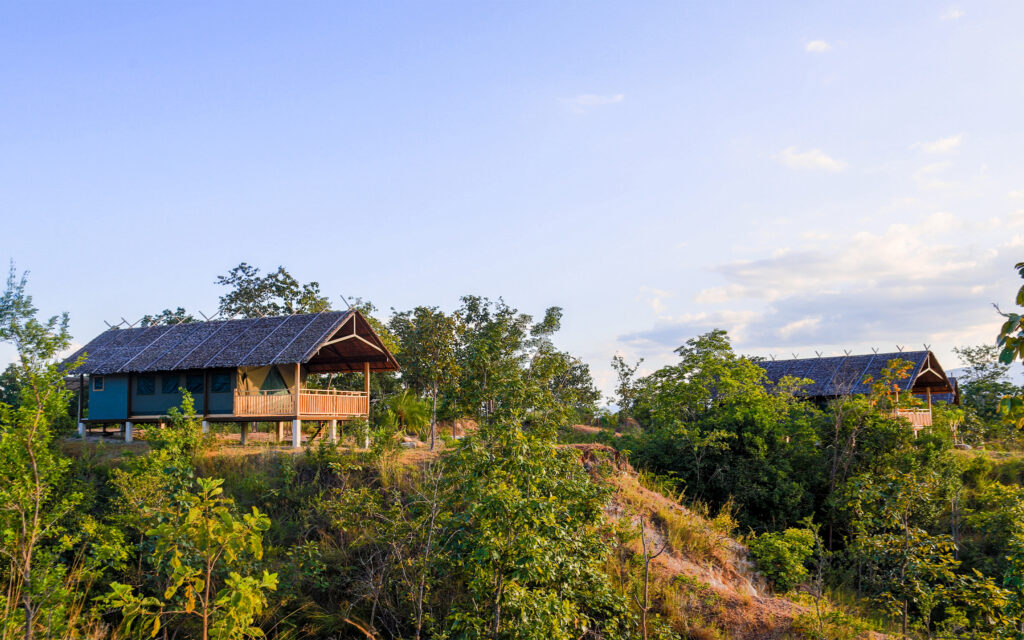 Thailand, Chiang Mai, The Bush Camp, Tent Outside