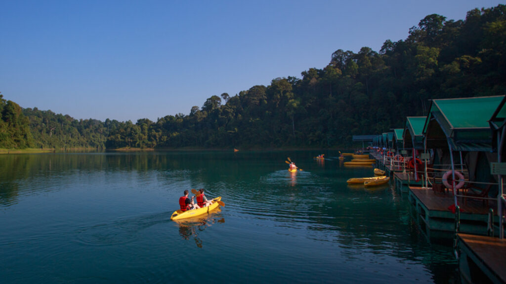 Thailand, Khao Sok, Elephant Hills, Kayaking Lake