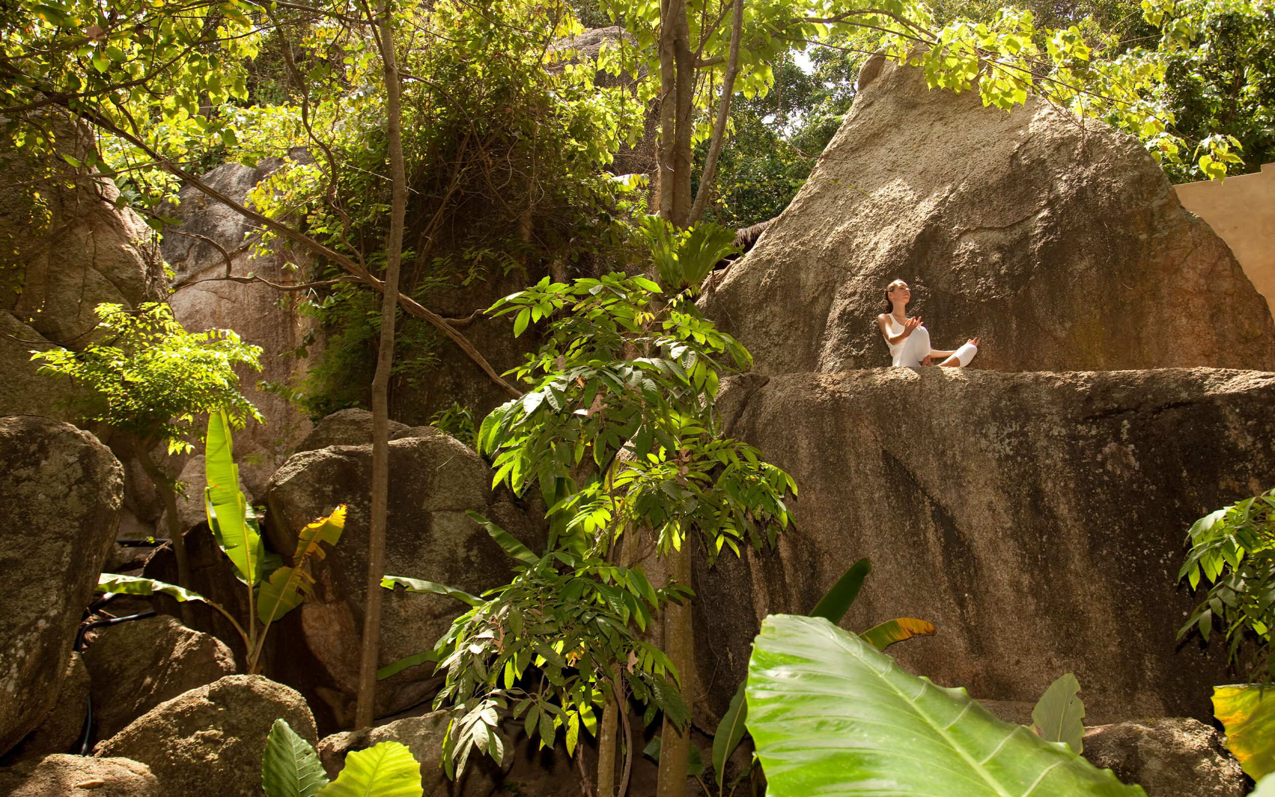 Thailand, Koh Phangan, Anantara Rasananda, Yoga Klippe